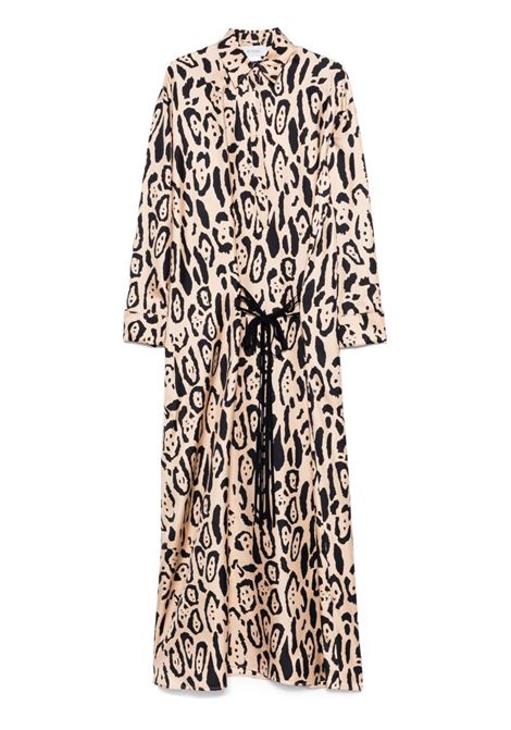 Chemisier con stampa animalier astoria in beige Maxmara sportmax - donna MAXMARA SPORTMAX | 2512221081600002